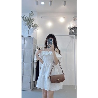 váy hở vai xốp