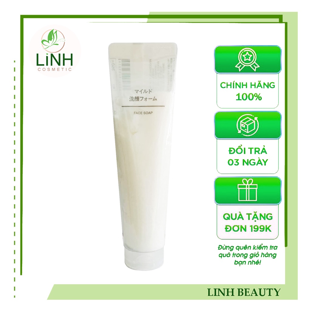 Sữa Rửa Mặt Muji Face Soap (Dòng Dịu Nhẹ) 120g