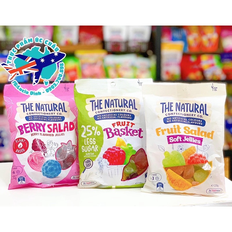 Kẹo Dẻo The Natural Úc 180g/220g/230g