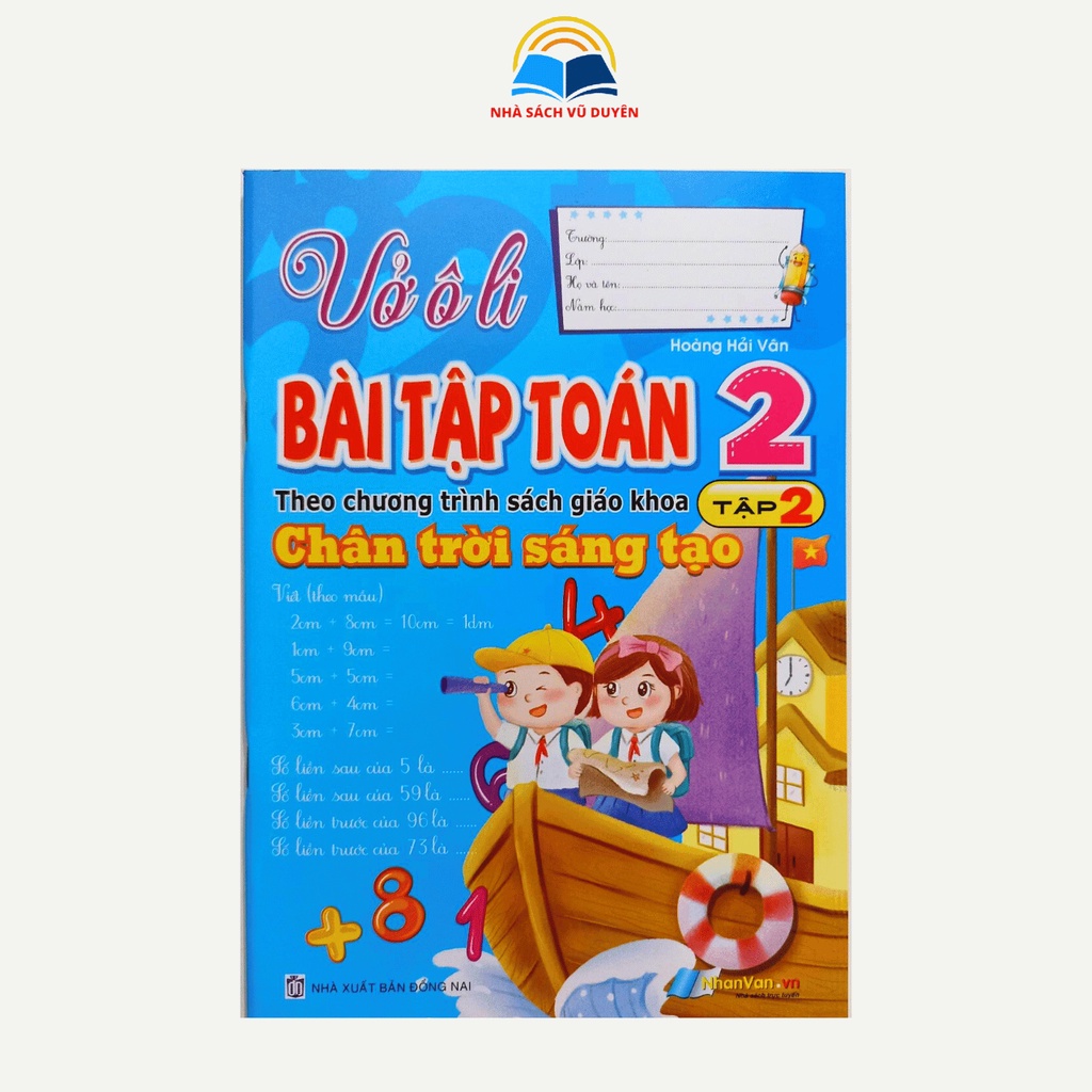 Sách - Vở Ôli Bài Tập Toán Lớp 2 - Biên Soạn Theo Chương Trình SGK Chân Trời Sáng Tạo