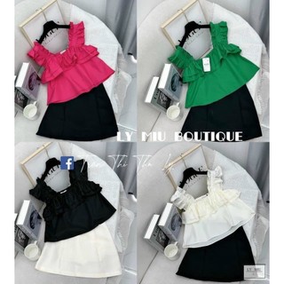 Áo thô cánh tiên điệu đà full màu, áo kiểu cánh tiên có thể mặc kiểu trễ vai