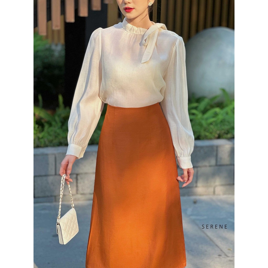 Áo Missa buộc nơ cách điệu kiểu Hàn