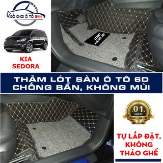 Thảm lót sàn ô tô 5D 6D Kia Sedona Giảm ồn, Không mùi, Chống thấm nước