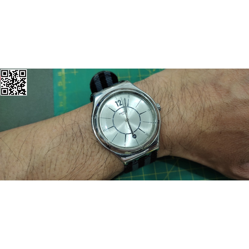 Đồng hồ Nam S.W.A.T.C.H MOONSTEP STAINLESS STEEL WATCH YWS406G