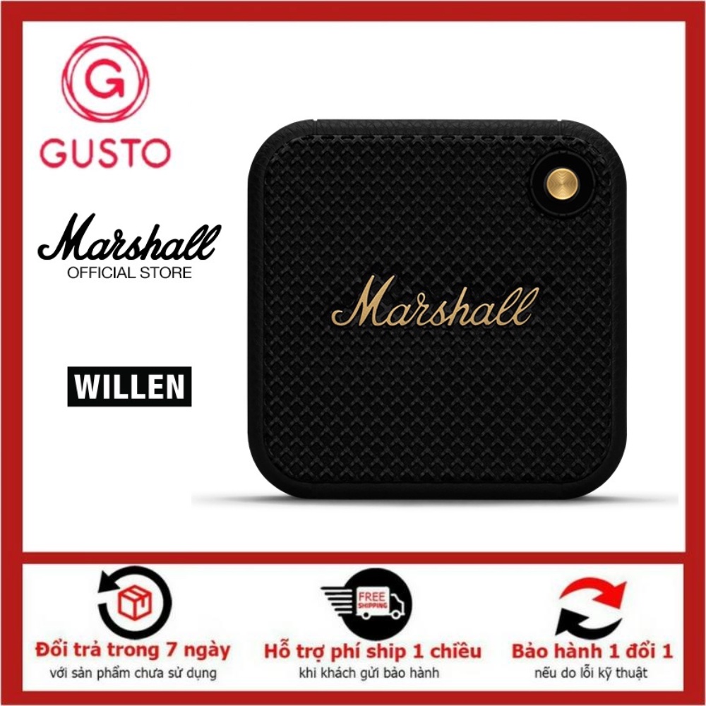 Loa Bluetooth Marshall Willen Rock Subwoofer Không Dây Kết Nối Bluetooth 5.1 - Bảo hành 12 tháng