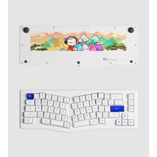Bàn phím AKKO ACR Pro Alice Plus (Spray Painted White / Hotswap / AKKO CS Crystal / Gasket Mount)