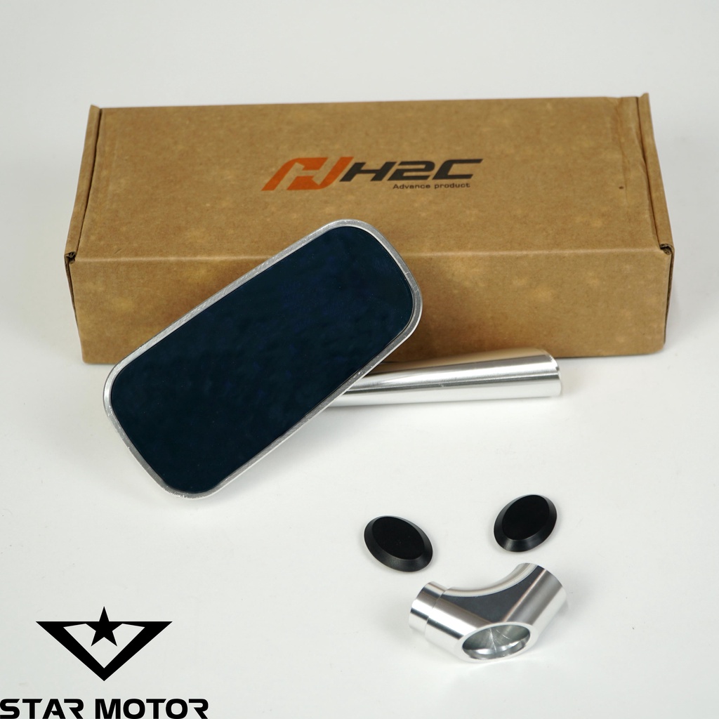 Kiếng chiếu hậu H2C chất liệu nhôm CNC
