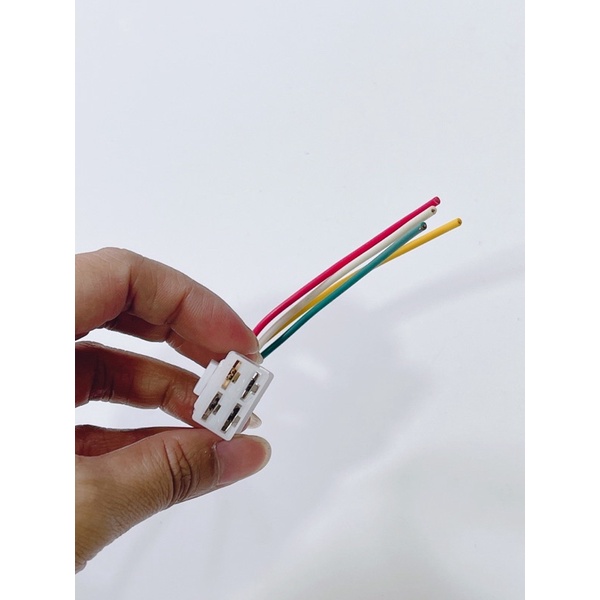 Dây sạc xe Dr Wave 4 chấu hàng công ty, dây đồng 18tim lắp như zin