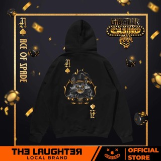 Local brand LAUGHTER CA$INO JQKA HOODIE - Áo nỉ mũ Oversized Cotton