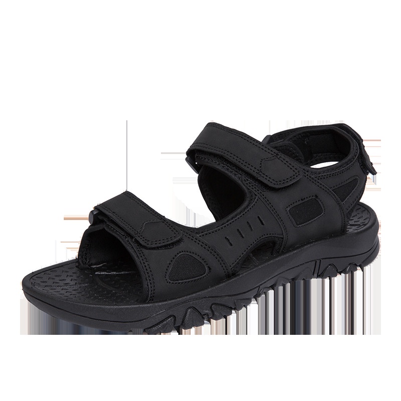Giày Sandal Nam Big Size Kenta Black Giày Quai Hậu Dép Quai Hậu Size Lớn Ngoại Cỡ 44 45 46 47 48