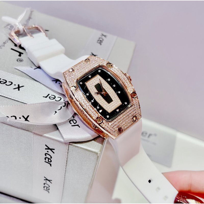 Chính Hãng Đồng Hồ Nữ X.cer- ROSE WHITE,Size 36mm,Full Box Hãng Đầy Nữ Tính