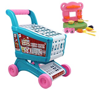 Xe đẩy siêu thị cho bé (có nhạc kèm đồ chơi bếp) HT7653