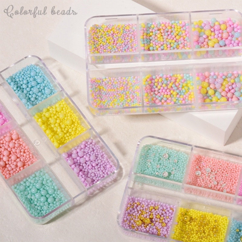 Khay Bi Mix Màu Trang Trí Móng