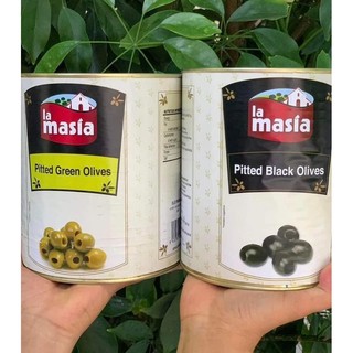 Quả Oliu muối tách hạt Lamasia Tây Ban Nha hộp 3kg