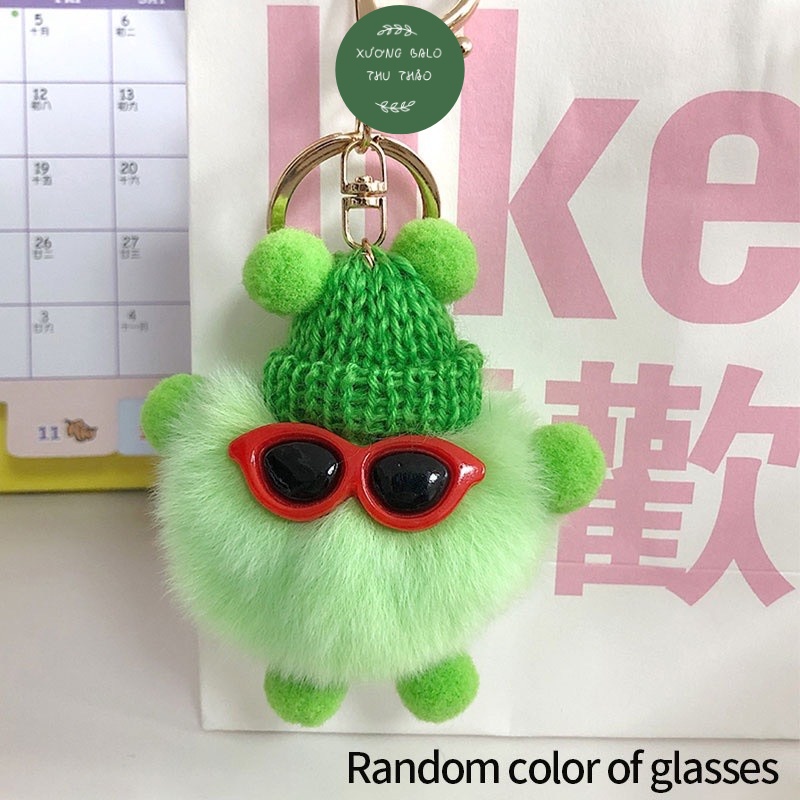 Móc Khóa Banh Xù Mini Dễ Thương