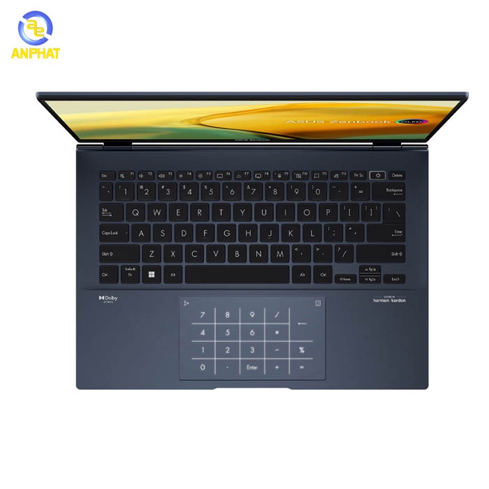 Laptop Asus Zenbook 14 OLED UX3402VA-KM068W (Intel Core i7-1360P | 14 inch OLED WQXGA+) - Màu Xanh