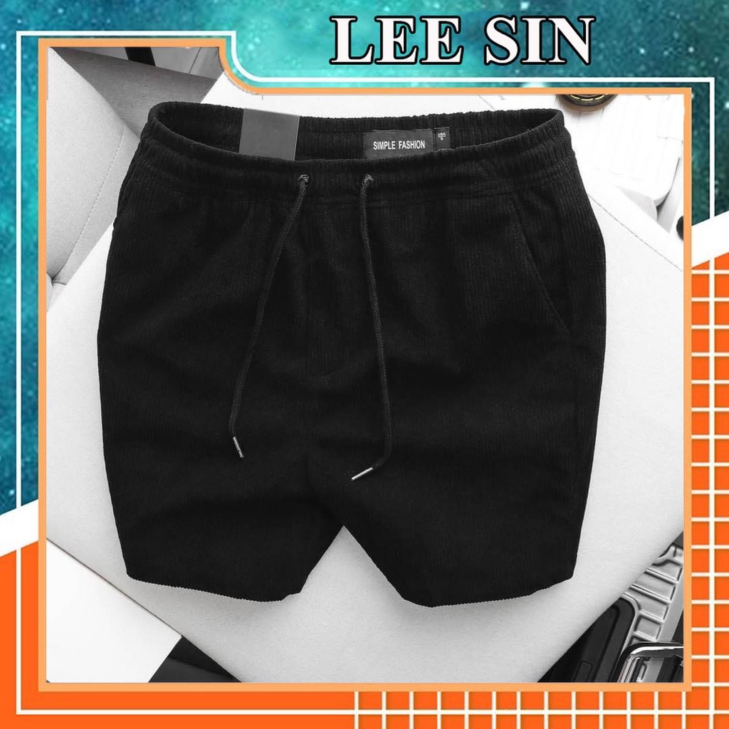 Quần đùi nam nhung tăm , quần short nam trẻ trung cá tính co giãn mẫu mới cực hot hè 2023 - Leesin | BigBuy360 - bigbuy360.vn