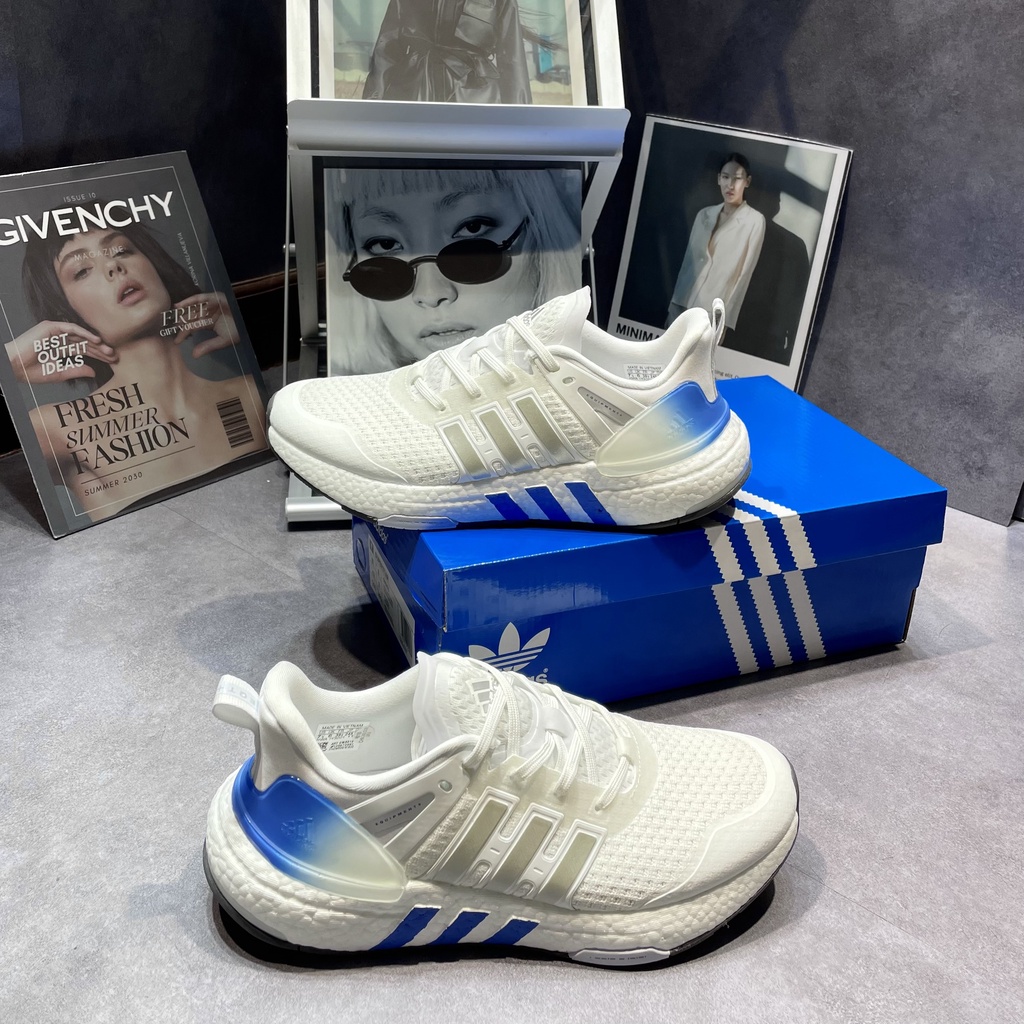 GIÀY THỂ THAO Adidas EQT Plus TRẮNG gót xanh dương hot 2022