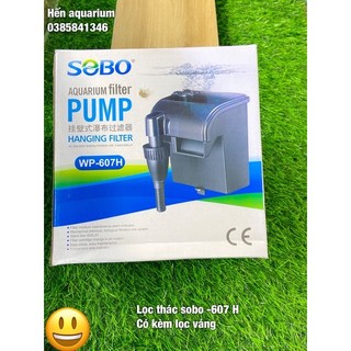 Lọc thác sobo wp -607H : máy lọc nước mini hiệu quả cho bể 45 cm