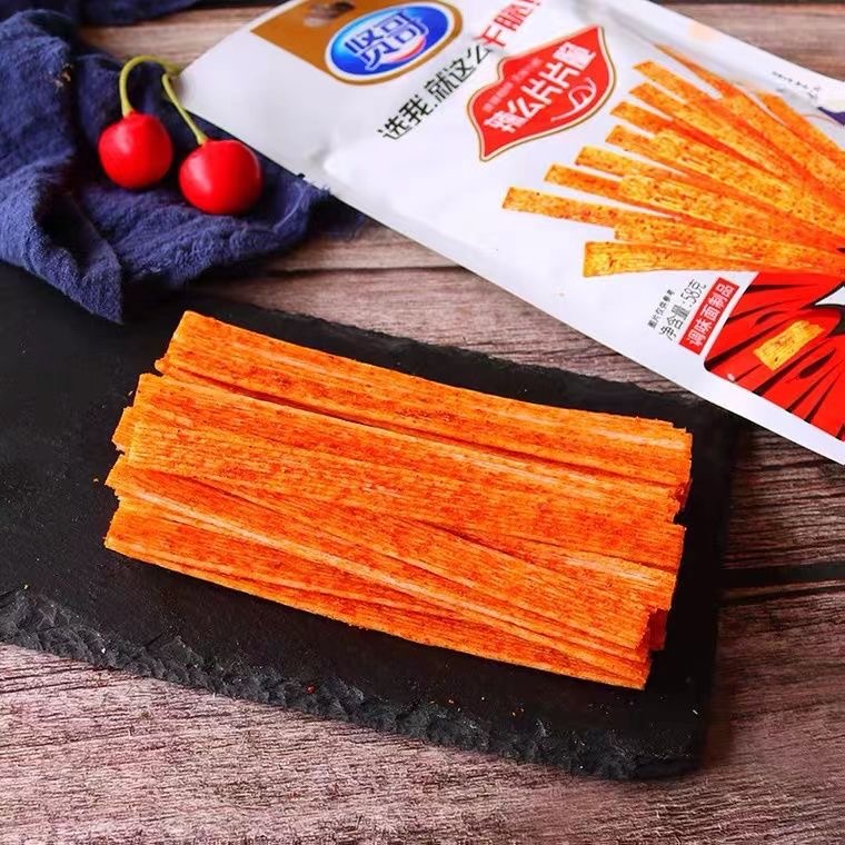 Combo 3 gói que cay thanh cay dải cay giòn rụm 58gram Nhon Ăn Vặt