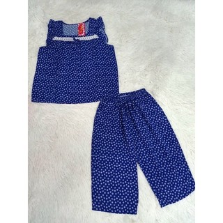 Bộ lụa mặc nhà quần lửng Size 45-59kg