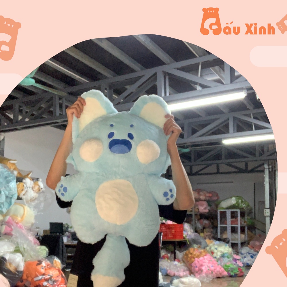 Gấu Bông Mèo Dudu Dễ Thương 6 Màu Full Size Mèo Nhồi Bông Mềm Mại Dễ Thương Cho Bé Và Bạn Gái - Gấu Xinh - G93