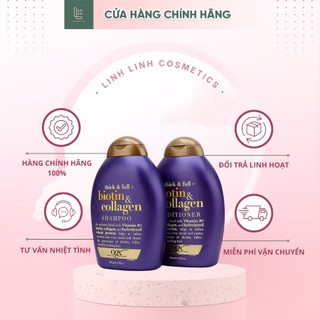 Dầu Gội Xả Biotin Collagen Chống Rụng Tóc 385ml (Biotin tím)