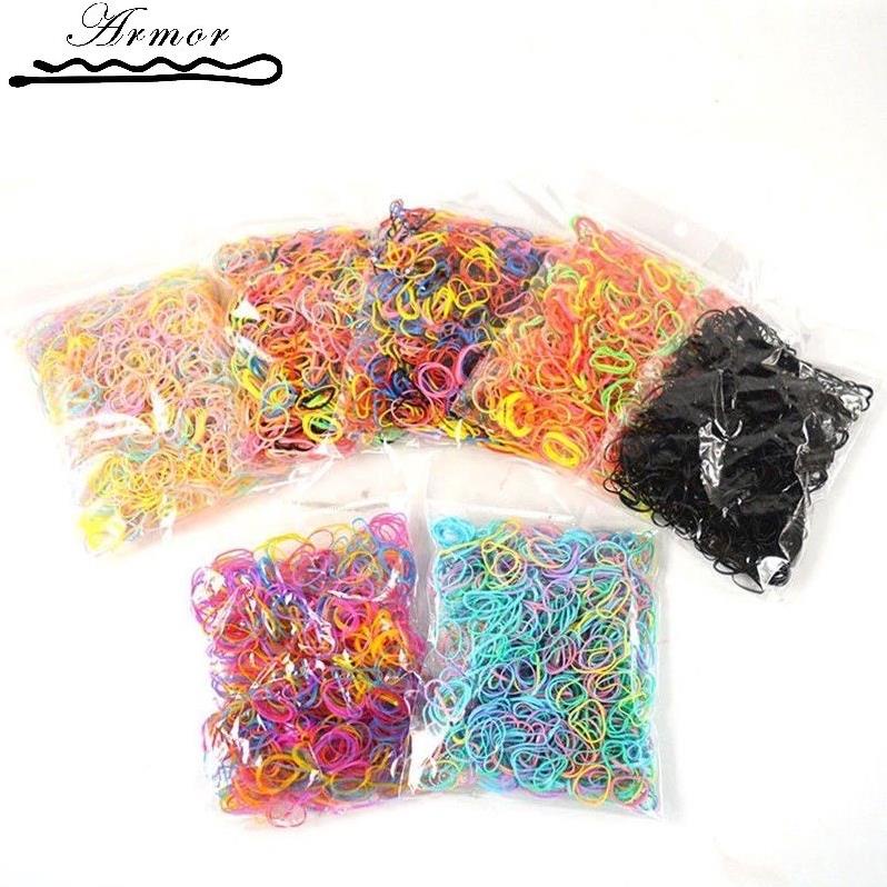 Gói 100g chun buộc tóc màu đen - giadungphuongnguyen ánh nhung