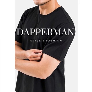 Áo thun nam trơn tay ngắn cổ tròn basic 100% cotton USA co dãn 4 chiều nhập khẩu DAPPERMAN