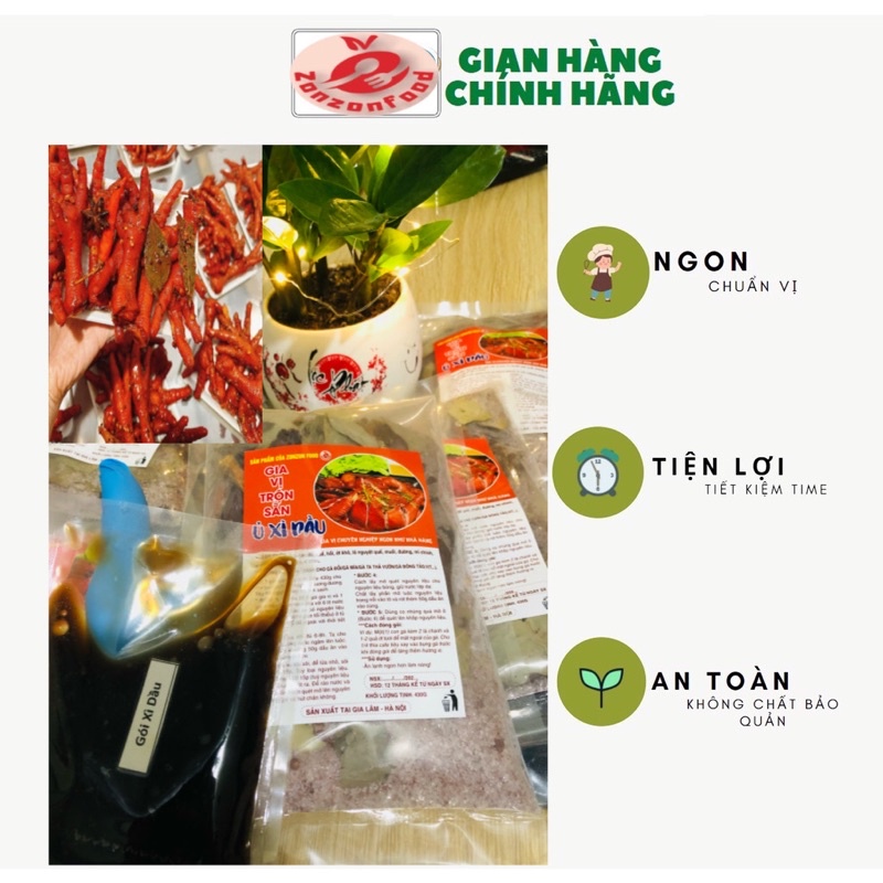 GIA VỊ Ủ XÌ DẦU dành cho gà,vịt,tai heo,lưỡi heo,chân gà,...
