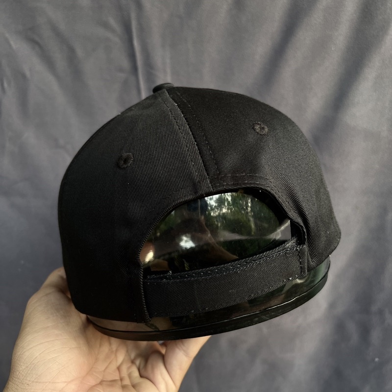 Nón lửa lưỡi trai BULLET_chất liệu cotton_màu đen_ dành cho nam và nữ