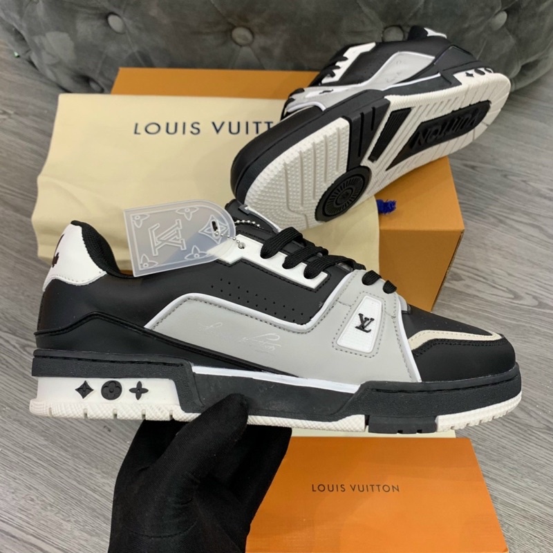 GIÀY L’V #54 BLACK WHITE LAI AU SC