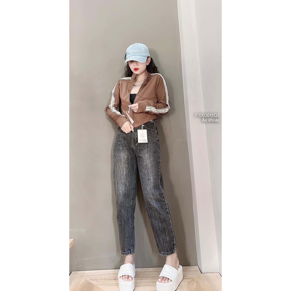 Áo khoác umi phối viền sọc hàng QC