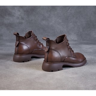 G129-Giày Boots Martin Cột Dây