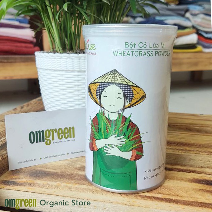 Bột Cỏ Lúa Mì Sấy Lạnh Dalahouse - Nguyên Chất, Không biến đổi gen - Tiện lợi, Tốt cho sức khỏe - OMGREEN ORGANICS