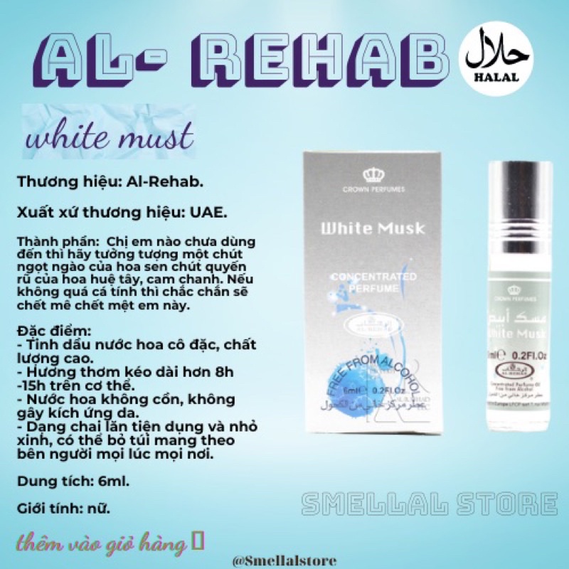 Tinh dầu nước hoa Arap