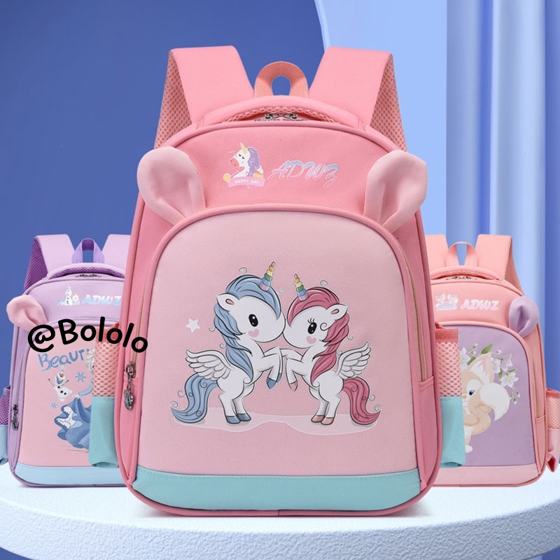 Bololo Ba Lô Hoạt Hình Nhiều Ngăn Sức Chứa Lớn Thời Trang Cho Bé