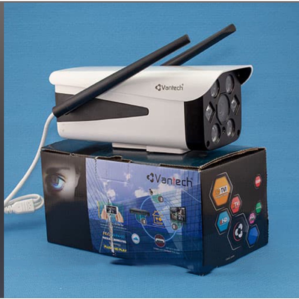 Camera IP Wifi Vantech AI-V2033C 4.0 Megapixel, Hồng Ngoại Không Dây, Tích Hợp AI