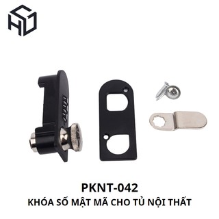 Ổ Khóa Số Tủ Hình Oval - (PKNT-042)