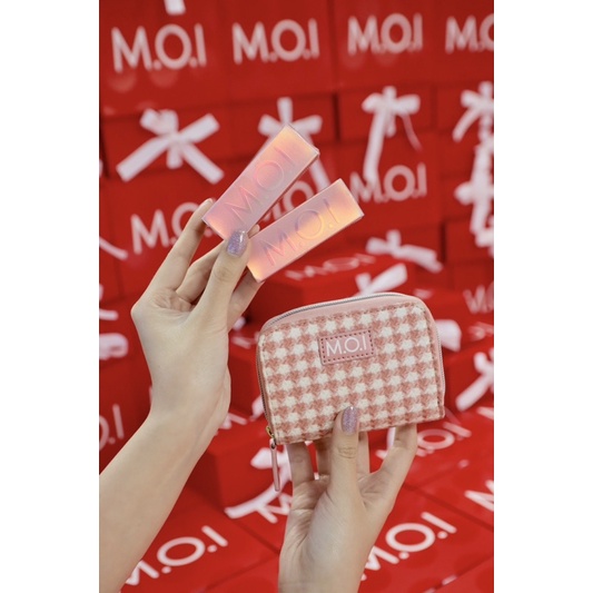 VÍ NGẮN M.O.I MÀU HỒNG