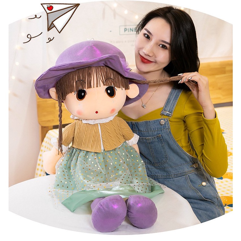 [ Free ship] Gấu Bông - Búp Bê Nhiều Màu Chó Bé Thỏa Sức Khám Phá