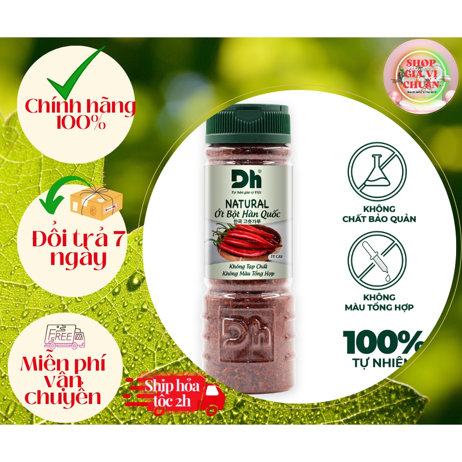 ỚT BỘT HÀN QUỐC NATURAL 45GR VÀ 90GR