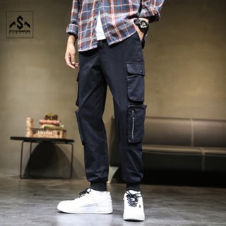 Quần jogger kaki thun STYLE MARVEN ống suông bo gấu năng động - QUAN SM027C