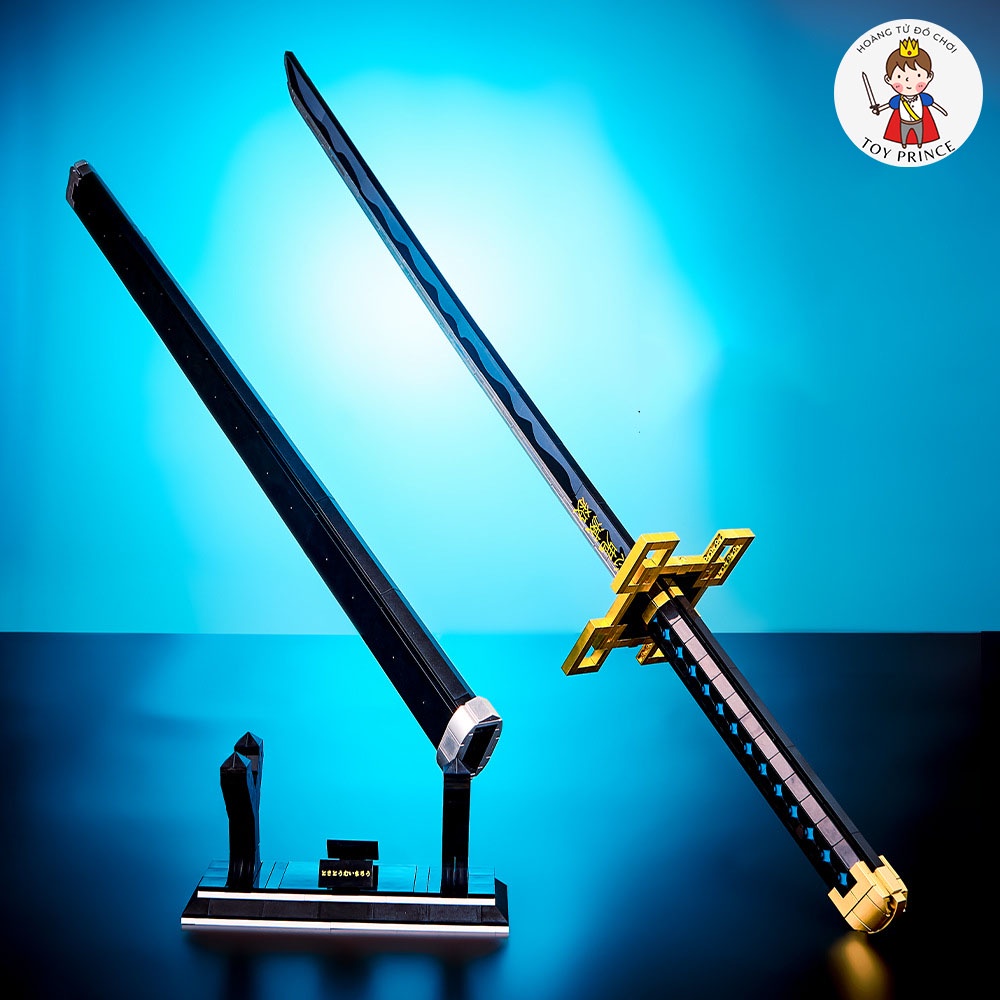 ĐỒ CHƠI LẮP RÁP MÔ HÌNH KIẾM HÀ TRỤ TOKITOU MUICHIROU TRONG KIMETSU NO YAIBA ANIME DK1515 VỚI 771PCS