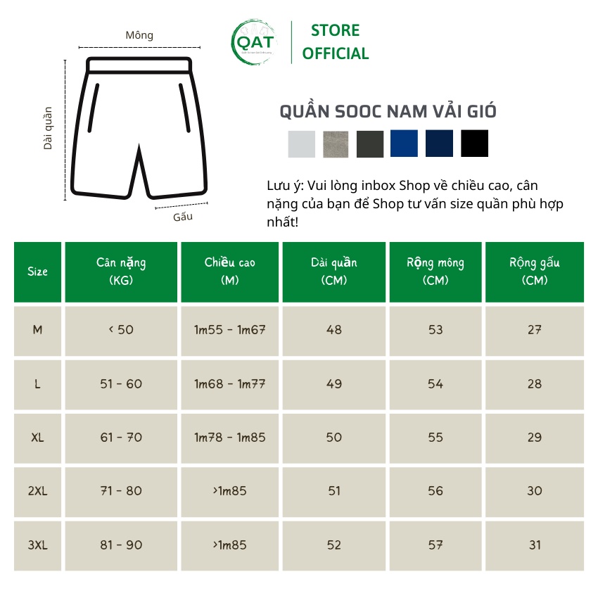 Quần Đùi Nam Cao Cấp Vải Dù, Quần Short Thể Thao Nam siêu nhẹ, co giãn thoải mái, Đổi size miễn phí trong 7 ngày