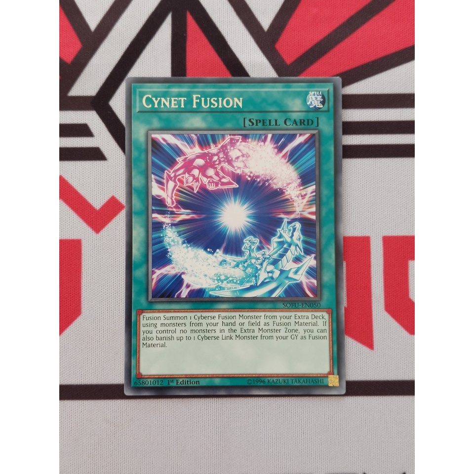 Thẻ Bài Mint90 Yugioh Spell Cynet Fusion - SOFU-EN050 - Rare