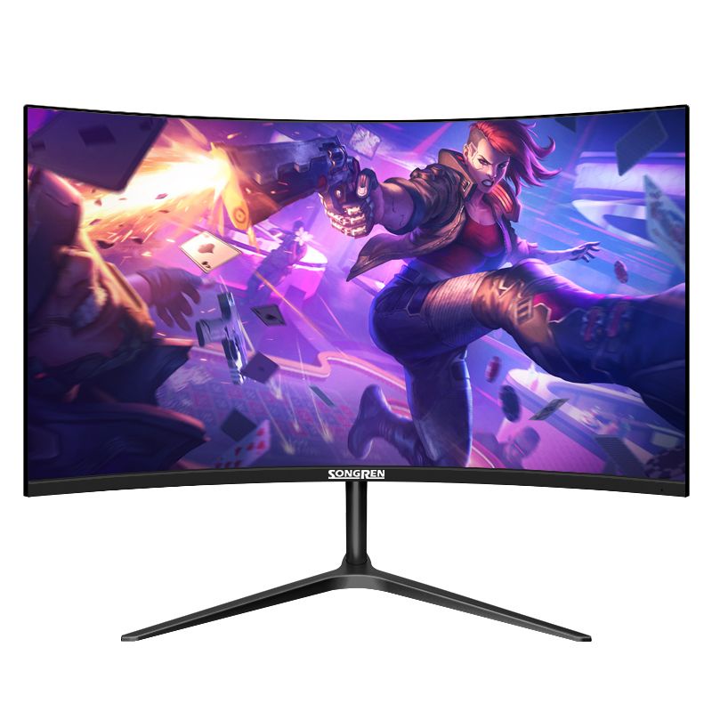 Hecho Màn hình game thể thao điện tử 24 inch 144hz HD 1K Màn hình LCD 27 inch mặt cong IPS máy tính bảng 32 inch 75hz | BigBuy360 - bigbuy360.vn