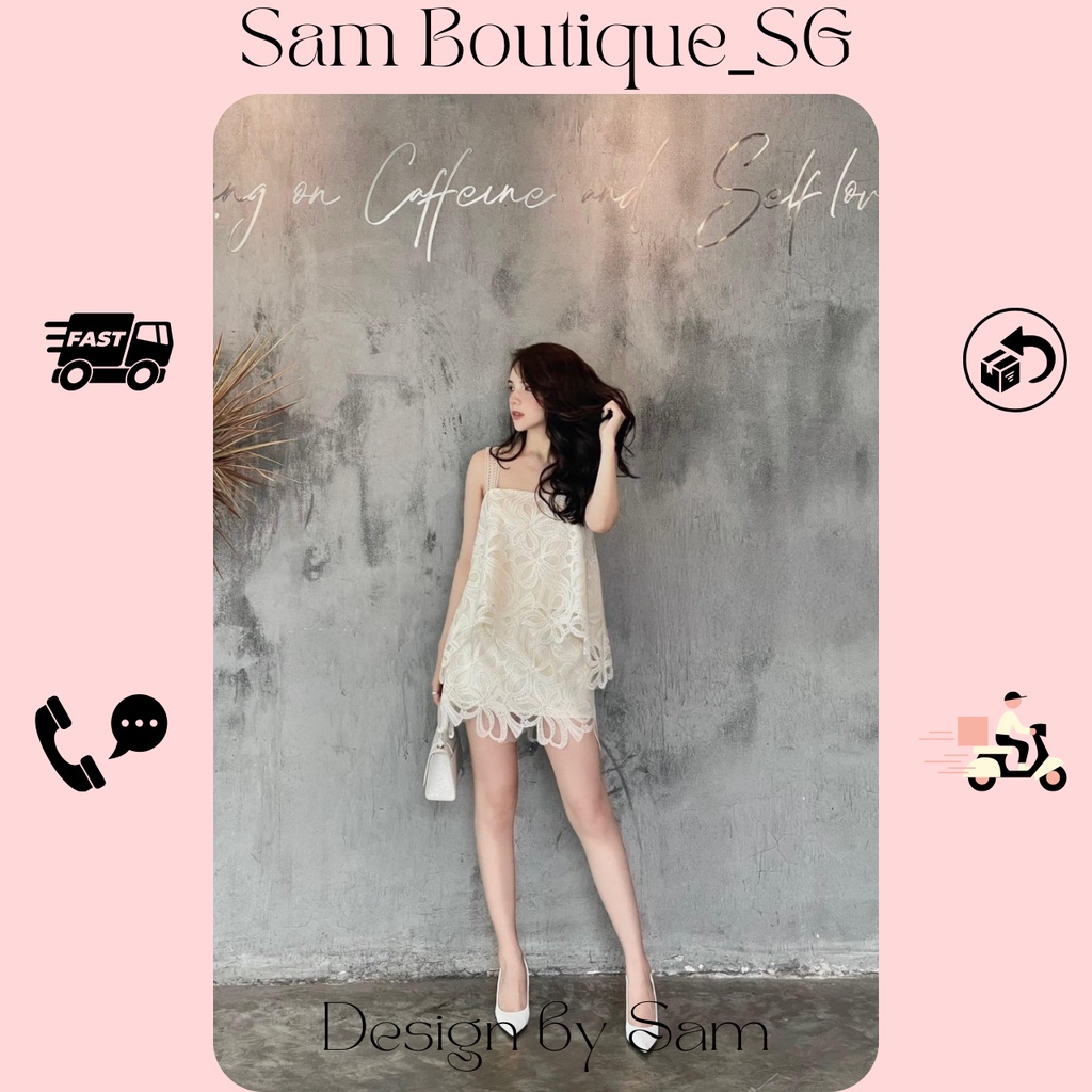 Set Hai Dây Phối Hoa Ren Cao Cấp S01