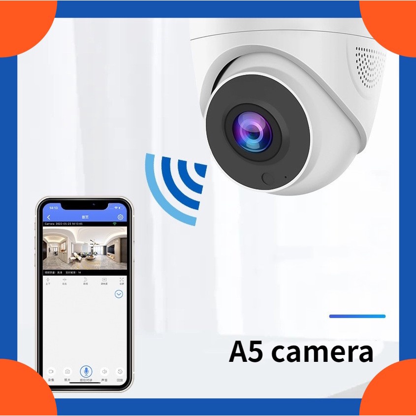 Camera IP 1080P Camera giám sát video Wifi CCTV HD Tầm nhìn ban đêm Hai chiều âm thanh đám mây thông minh Trang chủ Camera Suport 32G TF CardA5 Đối với camera trong nhà và ngoài trời