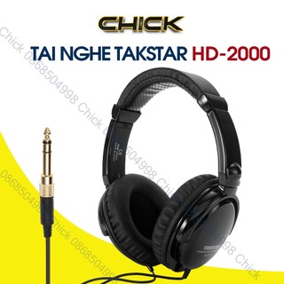 Tai nghe kiểm âm takstar hd2000, tai nghe kiểm âm chụp tai chính hãng, bảo hành 12 tháng